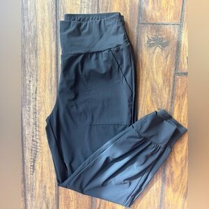 Like New HALARA Lightweight Black Joggers With Pockets.